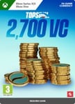 TopSpin 2K25 2,700 Virtual Currency Pack OS: Xbox one + Series X|S