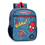 Marvel Spiderman Denim Backpack, blue, backpack 28