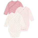 Petit Bateau 3-pack Baby Bodys Rose Charme Marshmallow | Rosa | 12 months