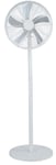 CO/TECH Golvfläkt vit metall, 150 cm
