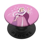 PopSockets Disney Princess Belle Pink Winter Wonderland Holiday PopSockets Support et Grip pour Smartphones et Tablettes