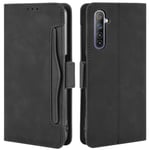 HualuBro OPPO Realme 6 Case, Magnetic Full Body Protection Shockproof Flip Leather Wallet Case Cover with Card Slot Holder for OPPO Realme 6 Phone Case (Black)