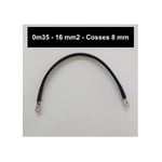 Ohm-easy - Câble de liaison batterie 16mm² cosses M8 35cm