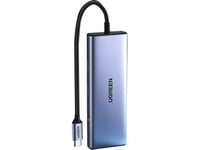 Ugreen Usb Adapter Ugreen 9In1 Adapter Cm490 Usb-C Hub, 2X Usb-A 3.0, Usb-A 2.0, 2X Hdmi 4K/60Hz, Sd/Tf, Rj45