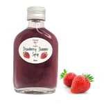 Shimmer Syrup for Prosecco, Gin, Cocktails & Soft Drinks (Strawberry)