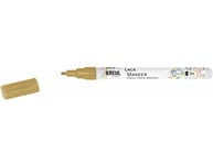 KREUL 47220 - Crayon laque fine Gold, avec pointe ogive épaisseur de trait 1-2 mm, pour créer, écrire et décorer des petits cadeaux originaux, des cartes, etc.