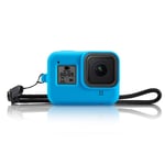 Capida GoPro Hero 8 - Silikon kamera-hus Blå