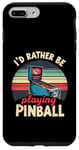 Jeu d'arcade vintage Pinball Machines Lover Coque pour iPhone 7 Plus/8 Plus