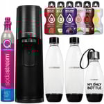 Sodamaskin - SodaStream - Terra - 3 flaskor - Tillbehör ingår - Svart Svart