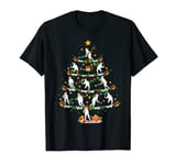 Field Hockey Sports Lover Field Hockey Player Christmas Tree T-Shirt