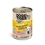 Ekonomipack: Dogs'n Tiger gourmetmeny för hundar 12 x 400 g - Kyckling med kalkon, tranbär och sötpotatis