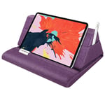 MoKo Tablet Pillow Stand, Soft Bed Pillow Holder for up to 11" Pad, Fit with iPad Air 5 10.9, iPad 10.2" 2019, New iPad Air 3 2, iPad Pro 11 2020/10.5/9.7, Mini 5 4 3, Samsung Galaxy Tab, Purple