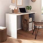 Web Furniture - Bureau design innovant 110x50cm pour chambre et bureau Conti Acero