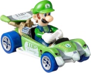 Super Mario Kart Model Luigi Circuit Special 1:64 5cm Hot Wheels GRN18