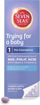 Seven Seas 400 Mg Folic Acid Prenatal Vitamins for Women Trying for a Baby, 28