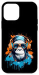 iPhone 12 mini Groovy Ape DJ: Monkey Beats Headphones Case