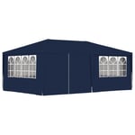 vidaXL Professionellt partytält med väggar 4x6 m blå 90 g/m² 48528