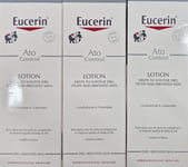 3 X Eucerin ATO Control Lotion SOOTHE Dry  Itchy  Irritated Skin Ato Control New