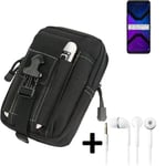 big Holster for Lenovo Legion Phone Duel 2 + earphones pouch sleeve belt bag cov