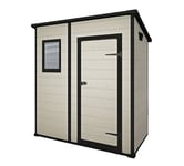 Keter Manor Pent Outdoor Garden Storage Shed 6 x 4ft - Brown