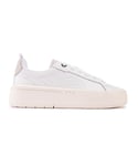 Lacoste Womens Carnaby Platform Trainers - White - Size UK 7