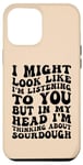 iPhone 15 Plus Thinking About Bake Funny Sourdough Breadmaking Bread Maker Case