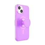 PopSockets: PopCase PlantCore for MagSafe - Plant-Based Phone Case for iPhone 14 with a Repositionable PopGrip Slide Phone Stand and Grip with a Swappable Top - Pink Opalescent