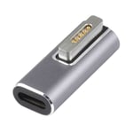 Magnetisk Magsafe 2 - USB-C adapter - Sølv