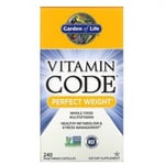 Garden of Life Vitamin Code Perfect Weight 240 vcaps BÄST FÖRE 2024-05
