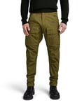 G-STAR RAW Men's 3D Regular Tapered Cargo Pants, Green (dark olive D23636-D384-C744), 36W / 32L