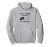 I Won My Doctor's Stethoscope In A Card Game Nurse Meme Pullover Hoodie