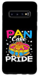 Coque pour Galaxy S10 Pansexual Pride Funny Pan Cake (gâteau à la casserole)