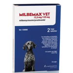 Milbemax vet., tuggtablett 12,5 mg/125 mg 2 st