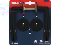 Home&Gt It® Dörrhandtag Med B-Handtag 19 Mm. Matt Svart