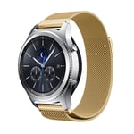 Samsung Gear S3 Frontier / urlänk smartklocka rostfri stål klocka meshlänk - Guld