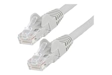 StarTech.com 5m LSZH CAT6 Ethernet Cable, 10 Gigabit Snagless RJ45 100W PoE Network Patch Cord with Strain Relief, CAT 6 10GbE UTP, Grey, Individually Tested/ETL, Low Smoke Zero Halogen - Category 6 - 24AWG (N6LPATCH5MGR) - patch-kabel - 5 m - grå