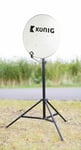 Tall Satellite dish tripod mount stand camping touring caravan Sky Freesat Pegs
