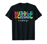 Teacher Student Middle School Vibes First Day of School Kids T-Shirt