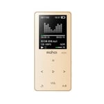 Qazwsxedc For you Sports MP3 MP4 Music Player Mini Student Walkman with Screen Card Voice Recorder, Memory Size:8GB(White) XY (Color : Gold)