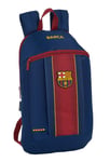 safta FC Barcelona Mini Everyday Backpack 20/21 220 x 100 x 390 mm, Navy/Garnet 