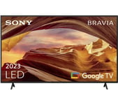 55" SONY BRAVIA KD-55X75WLU  Smart 4K Ultra HD HDR LED TV with Google TV & Assistant, Silver/Grey