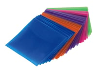 Hama - CD/DVD-fodral - blå, röd, grön, orange, violett (paket om 100)