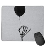Balloon with Skull Hand Customized Designs Non-Slip Rubber Base Gaming Mouse Pads for Mac,22cm×18cm， Pc, Computers. Ideal for Working Or Game