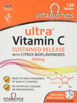 Vitabiotics Ultra Vitamin C  Sustained Release with Bioflavonoids - 120 Tablets