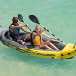 INTEX Inflatable Kayak Canoe Dinghy Rowing Boat Explorer K2 68307NP vidaXL