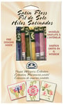 DMC Satin Floss Collection Pack 8.7yd 8/Pkg-Pastel Whispers, Rayon, Colors May Vary, 8.7-Yards