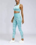 Yoga Pants Sport Workout Sexy,Pantalon de Yoga Camouflage Sport Taille Haute Automne et Hiver-Vert A1_M #,Legging de Sport Femme avec Compression