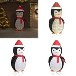 Dekorativ pingvin med LED lyxigt tyg 180 cm - Pingvin - Pingviner - Home & Living