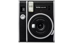 Instax Mini 40 Instant Camera Automatic Exposure Control - Black And Silver
