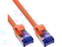 Inline 74933O, 0,3 M, Cat6a, S/Ftp (S-Stp), Rj-45, Rj-45, Orange